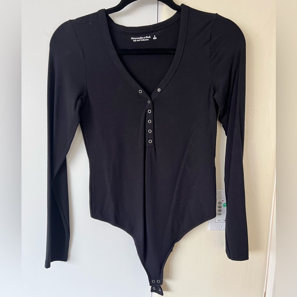 A&F Long Sleeve Bodycon Bodysuit